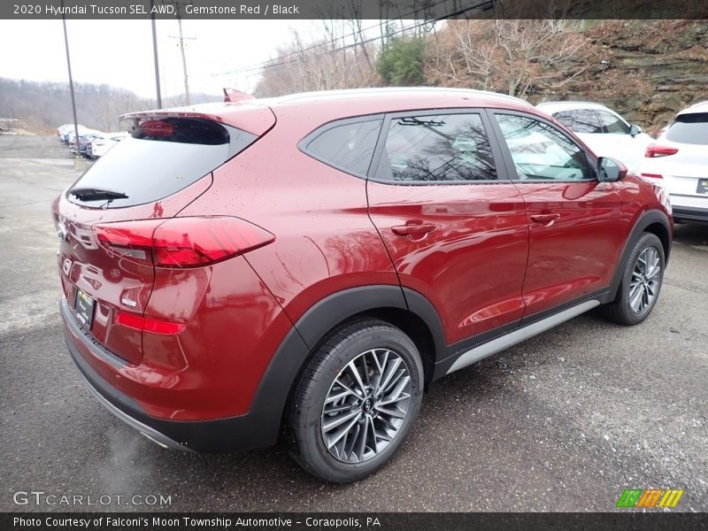 Gemstone Red / Black 2020 Hyundai Tucson SEL AWD