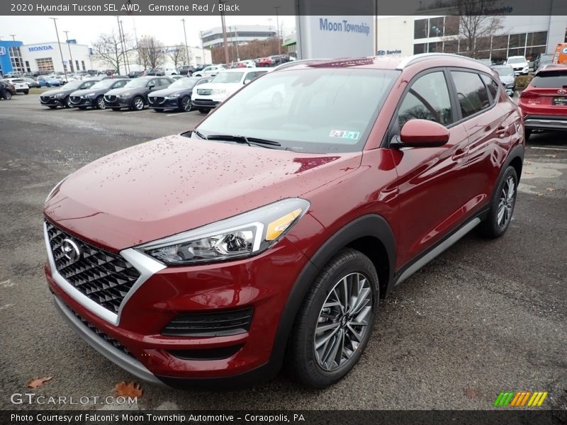 Gemstone Red / Black 2020 Hyundai Tucson SEL AWD