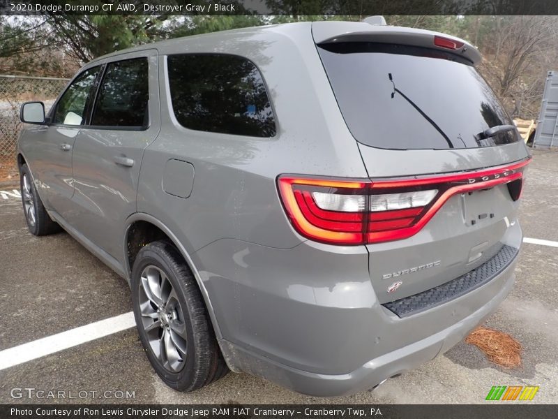 Destroyer Gray / Black 2020 Dodge Durango GT AWD