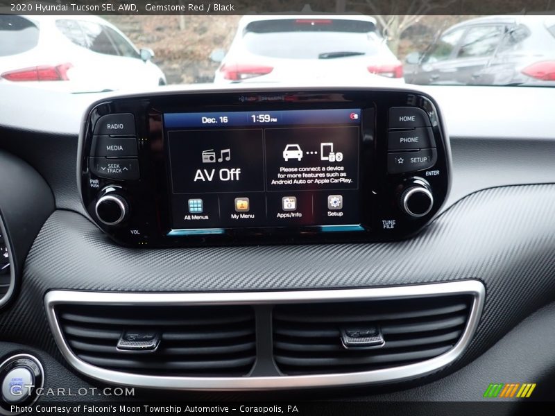 Gemstone Red / Black 2020 Hyundai Tucson SEL AWD