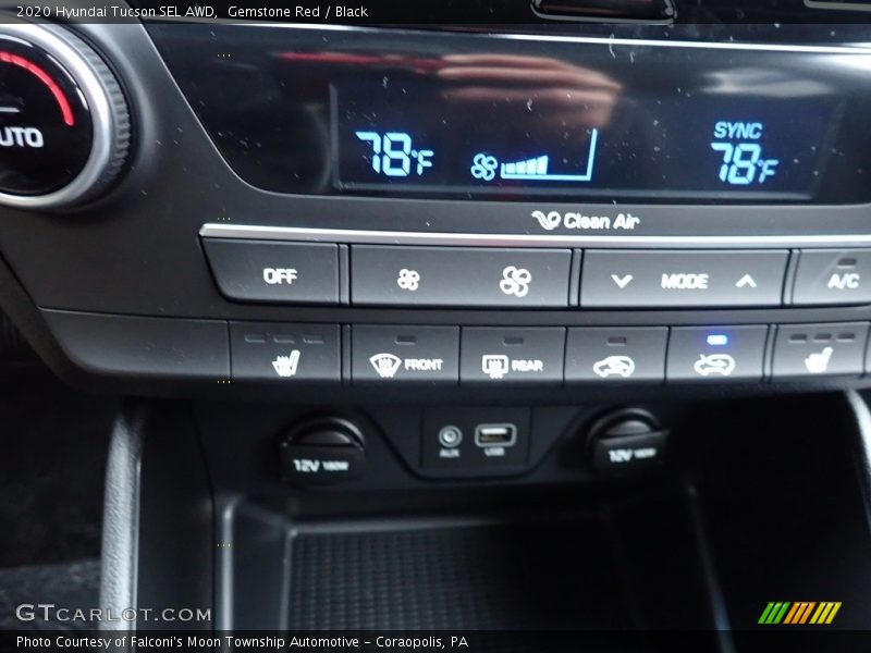 Gemstone Red / Black 2020 Hyundai Tucson SEL AWD