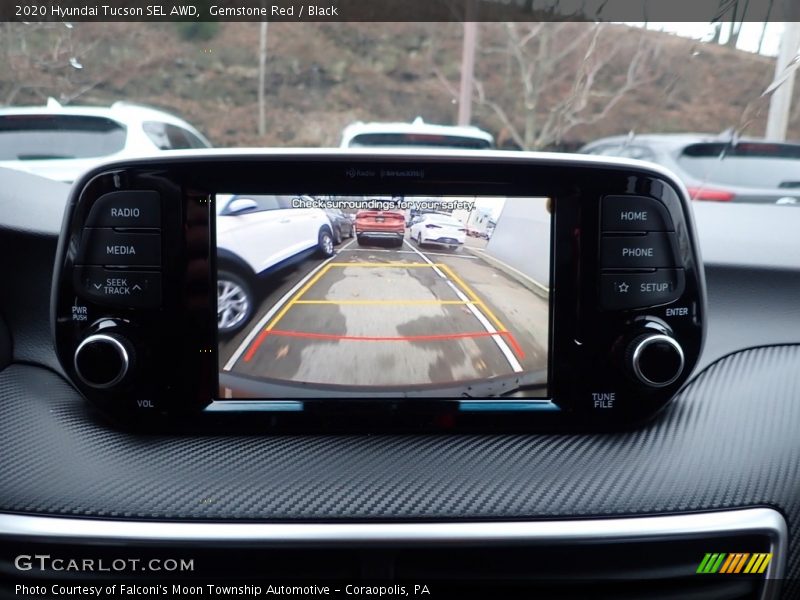 Gemstone Red / Black 2020 Hyundai Tucson SEL AWD