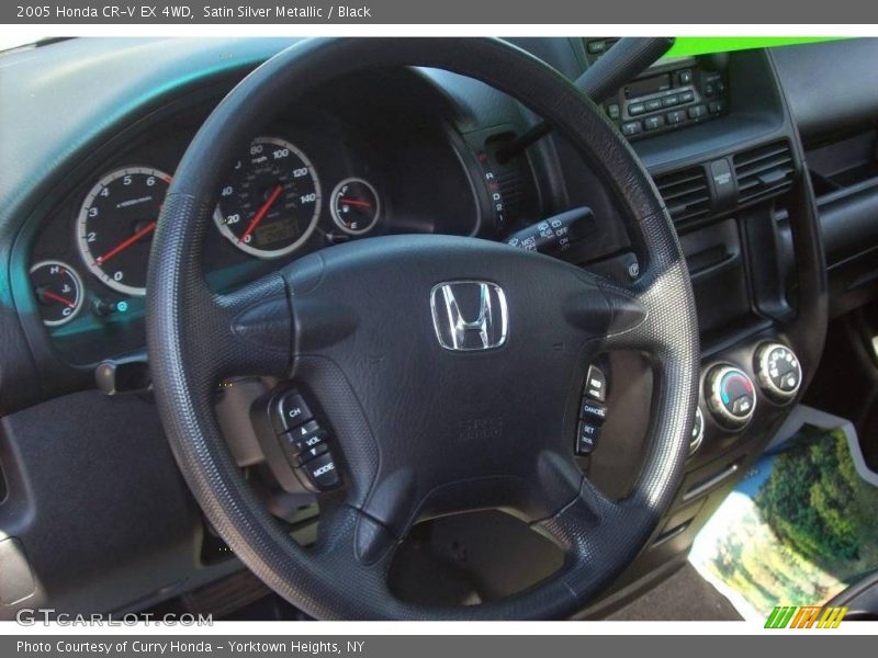 Satin Silver Metallic / Black 2005 Honda CR-V EX 4WD