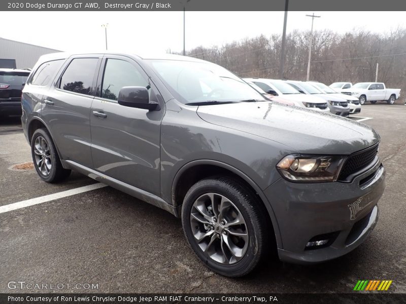 Destroyer Gray / Black 2020 Dodge Durango GT AWD