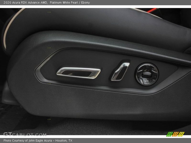 Platinum White Pearl / Ebony 2020 Acura RDX Advance AWD