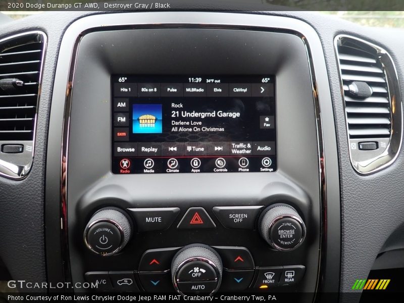 Destroyer Gray / Black 2020 Dodge Durango GT AWD