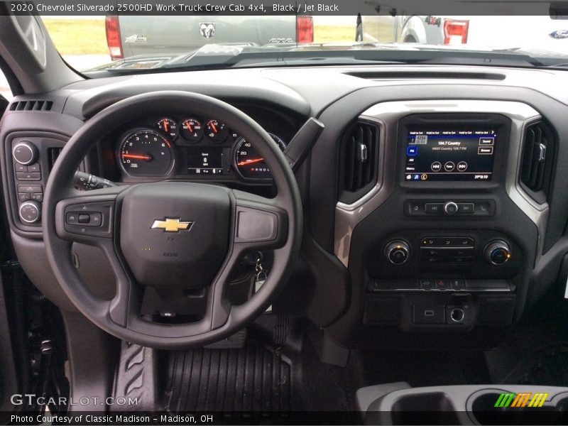 Black / Jet Black 2020 Chevrolet Silverado 2500HD Work Truck Crew Cab 4x4
