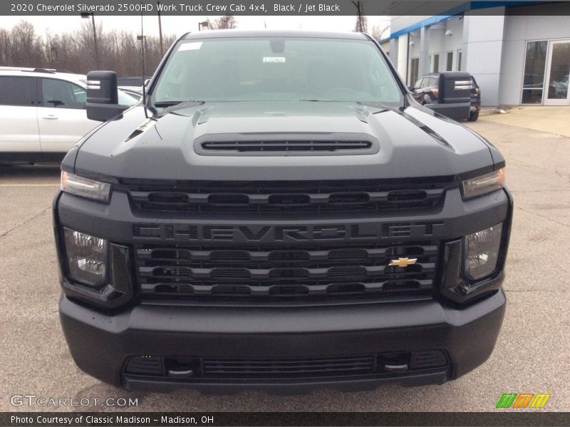 Black / Jet Black 2020 Chevrolet Silverado 2500HD Work Truck Crew Cab 4x4
