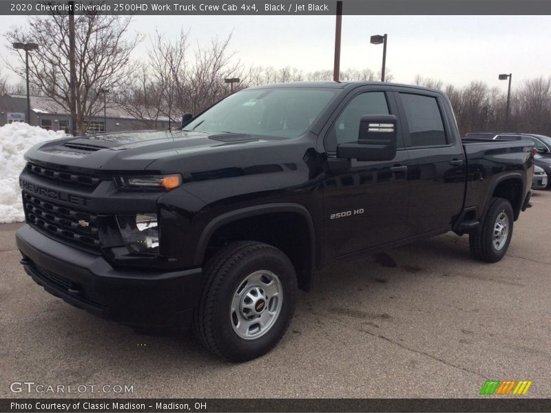 Black / Jet Black 2020 Chevrolet Silverado 2500HD Work Truck Crew Cab 4x4