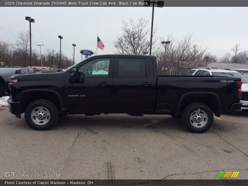 Black / Jet Black 2020 Chevrolet Silverado 2500HD Work Truck Crew Cab 4x4