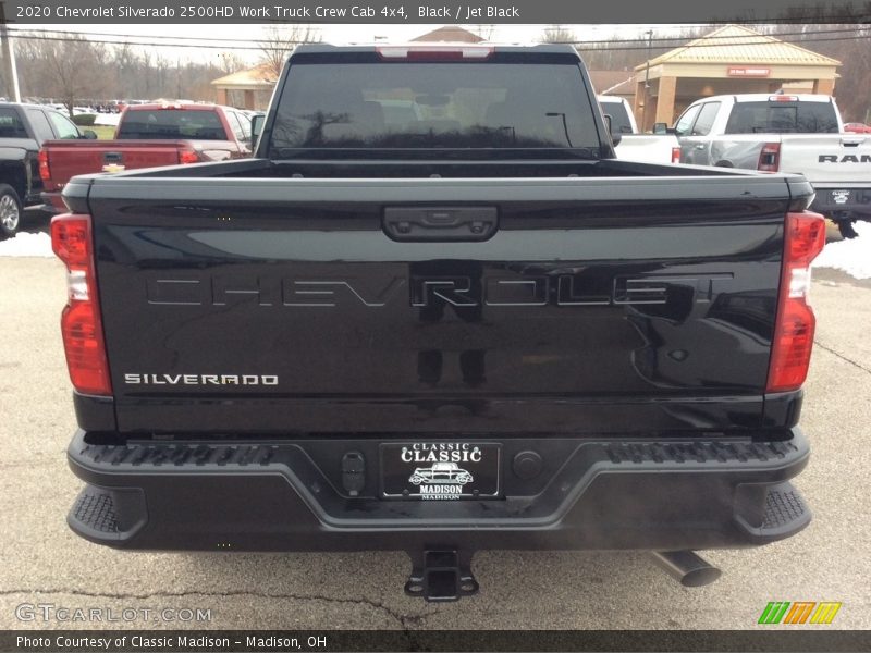 Black / Jet Black 2020 Chevrolet Silverado 2500HD Work Truck Crew Cab 4x4