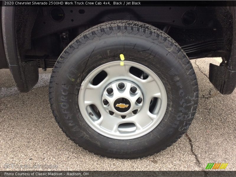 Black / Jet Black 2020 Chevrolet Silverado 2500HD Work Truck Crew Cab 4x4