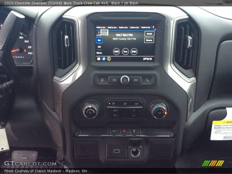 Black / Jet Black 2020 Chevrolet Silverado 2500HD Work Truck Crew Cab 4x4