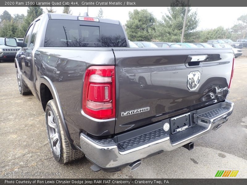 Granite Crystal Metallic / Black 2020 Ram 1500 Laramie Quad Cab 4x4