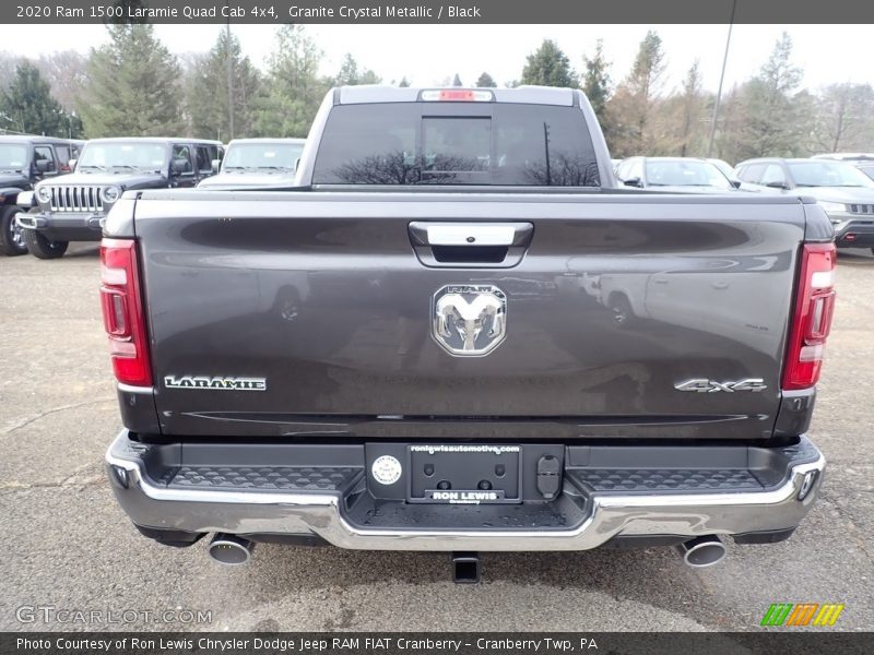 Granite Crystal Metallic / Black 2020 Ram 1500 Laramie Quad Cab 4x4