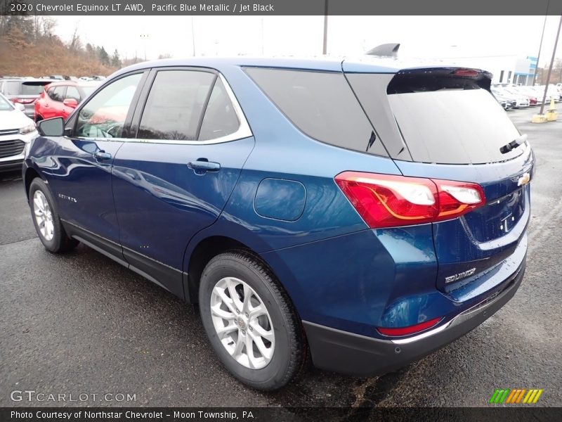 Pacific Blue Metallic / Jet Black 2020 Chevrolet Equinox LT AWD