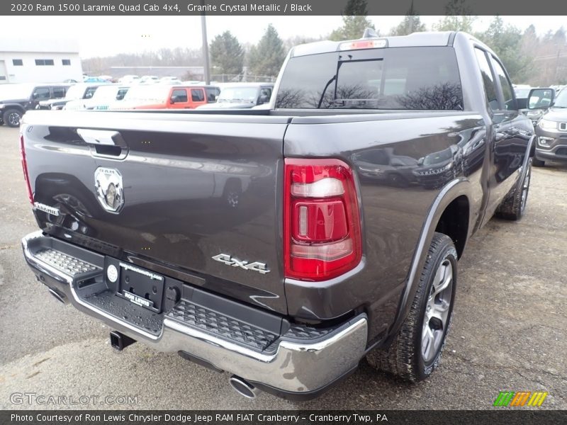 Granite Crystal Metallic / Black 2020 Ram 1500 Laramie Quad Cab 4x4