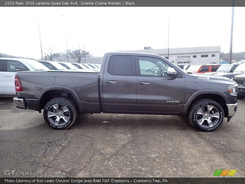 Granite Crystal Metallic / Black 2020 Ram 1500 Laramie Quad Cab 4x4