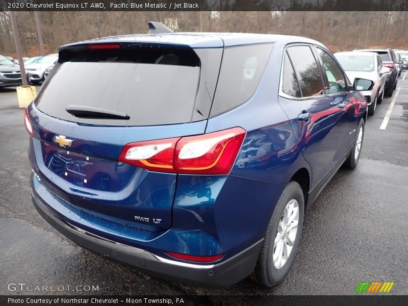 Pacific Blue Metallic / Jet Black 2020 Chevrolet Equinox LT AWD