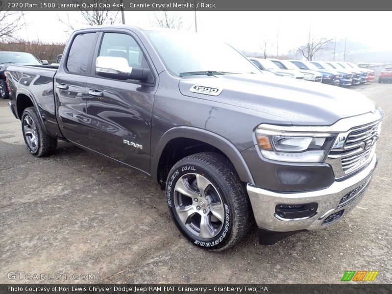 Granite Crystal Metallic / Black 2020 Ram 1500 Laramie Quad Cab 4x4