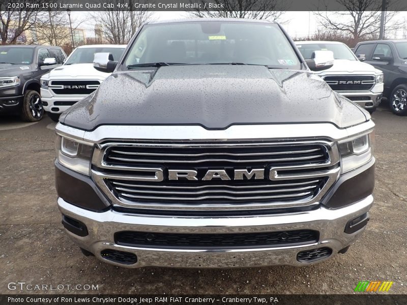 Granite Crystal Metallic / Black 2020 Ram 1500 Laramie Quad Cab 4x4