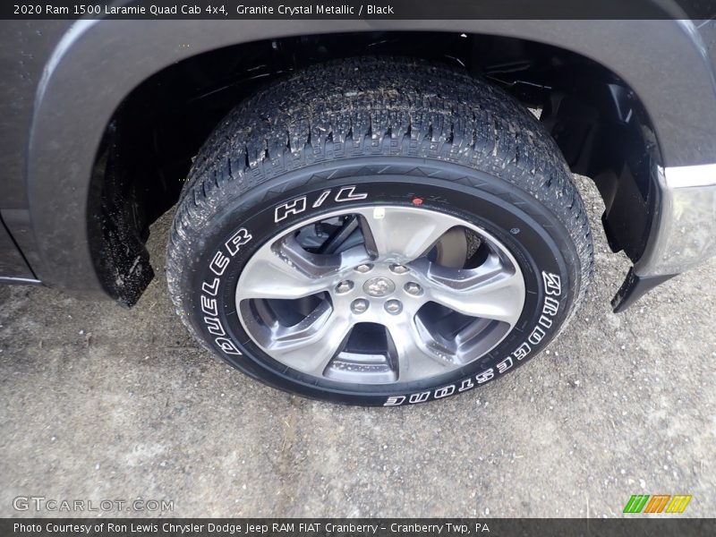 Granite Crystal Metallic / Black 2020 Ram 1500 Laramie Quad Cab 4x4