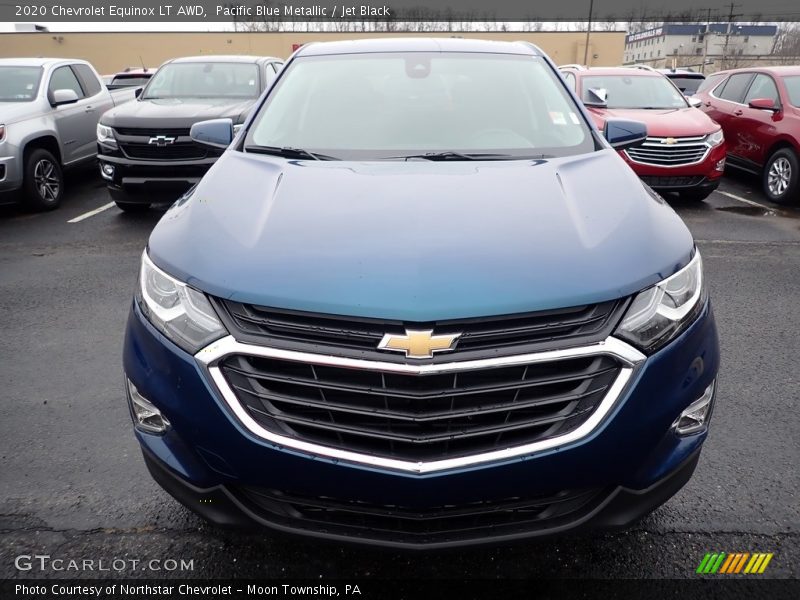 Pacific Blue Metallic / Jet Black 2020 Chevrolet Equinox LT AWD