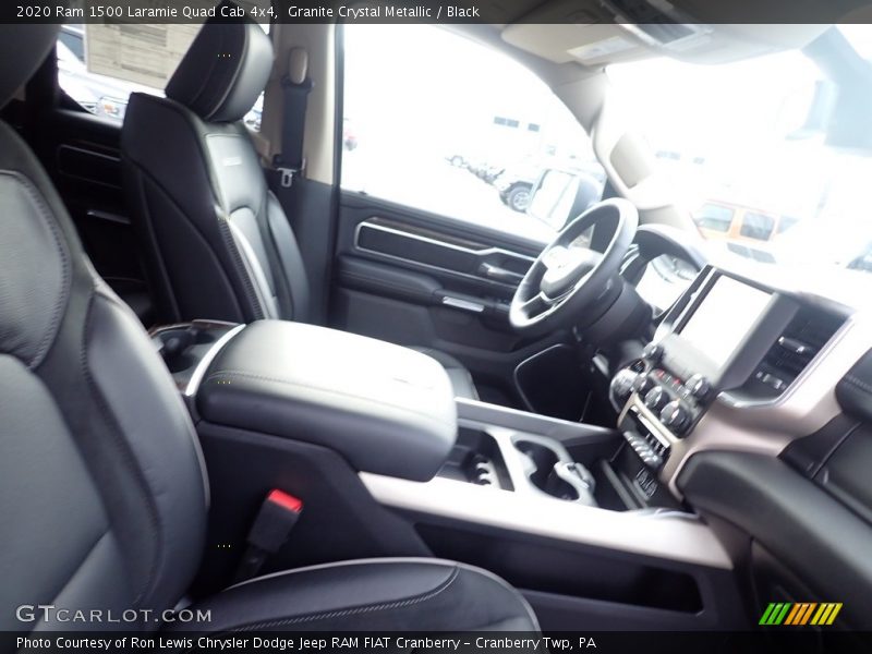 Granite Crystal Metallic / Black 2020 Ram 1500 Laramie Quad Cab 4x4