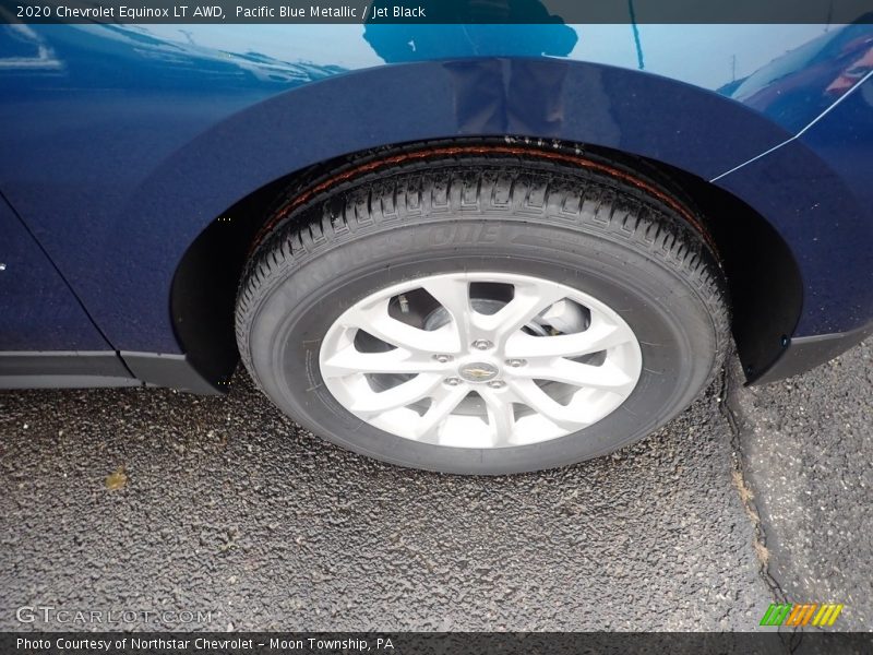 Pacific Blue Metallic / Jet Black 2020 Chevrolet Equinox LT AWD