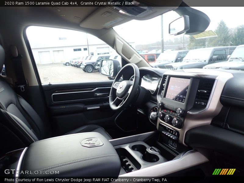 Granite Crystal Metallic / Black 2020 Ram 1500 Laramie Quad Cab 4x4