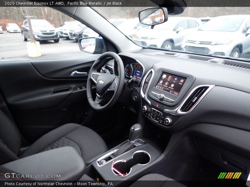 Pacific Blue Metallic / Jet Black 2020 Chevrolet Equinox LT AWD