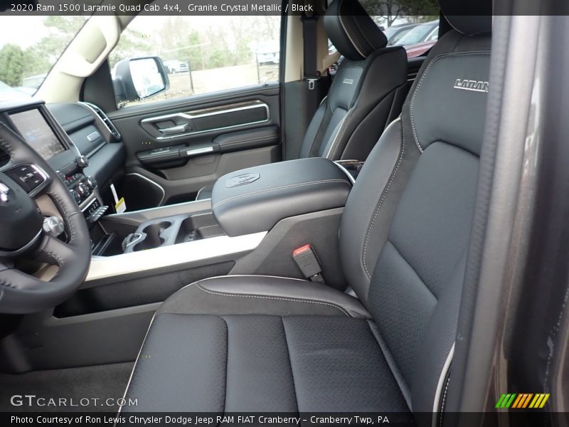 Granite Crystal Metallic / Black 2020 Ram 1500 Laramie Quad Cab 4x4