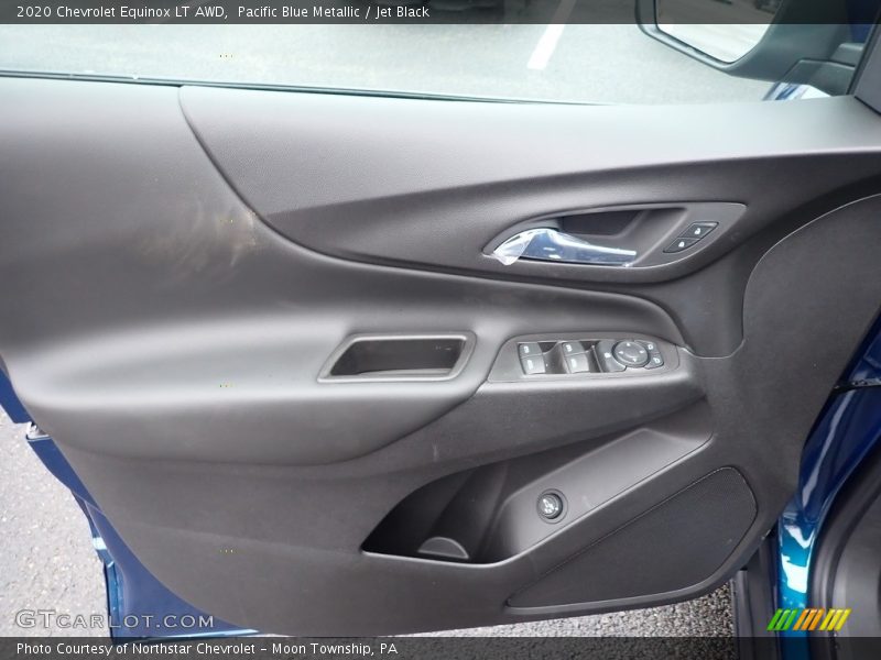 Pacific Blue Metallic / Jet Black 2020 Chevrolet Equinox LT AWD