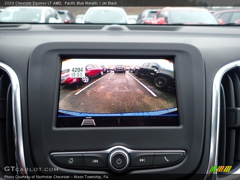 Pacific Blue Metallic / Jet Black 2020 Chevrolet Equinox LT AWD