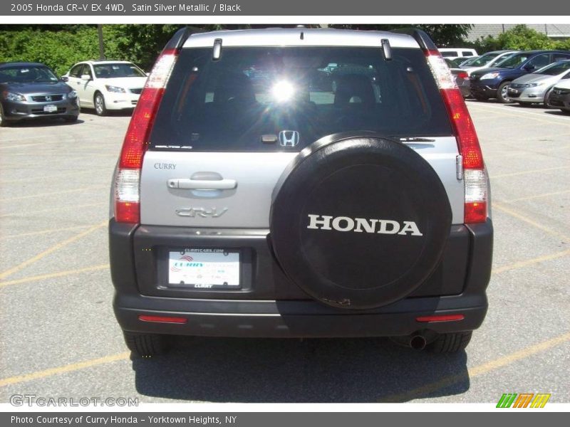 Satin Silver Metallic / Black 2005 Honda CR-V EX 4WD