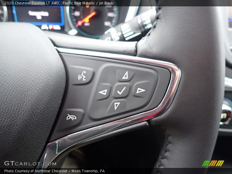 Pacific Blue Metallic / Jet Black 2020 Chevrolet Equinox LT AWD
