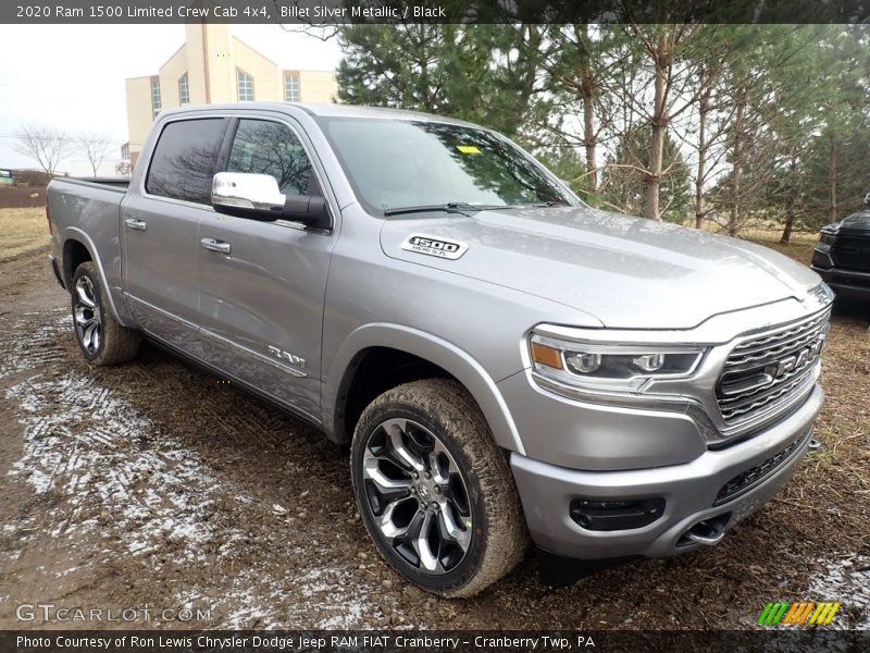 Billet Silver Metallic / Black 2020 Ram 1500 Limited Crew Cab 4x4