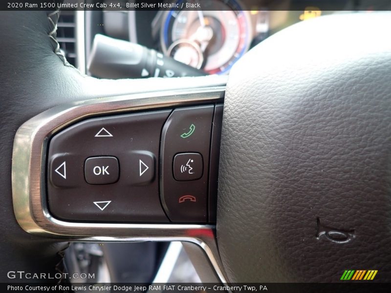 Billet Silver Metallic / Black 2020 Ram 1500 Limited Crew Cab 4x4
