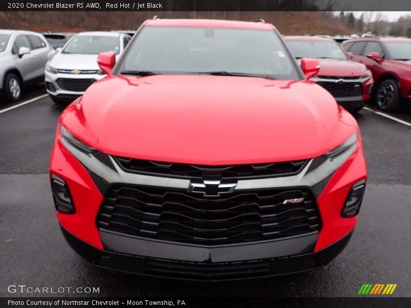 Red Hot / Jet Black 2020 Chevrolet Blazer RS AWD