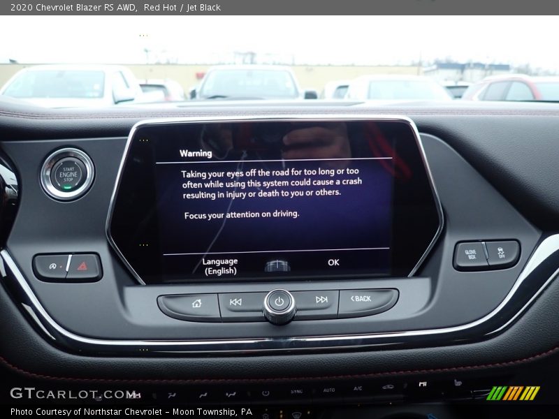 Red Hot / Jet Black 2020 Chevrolet Blazer RS AWD