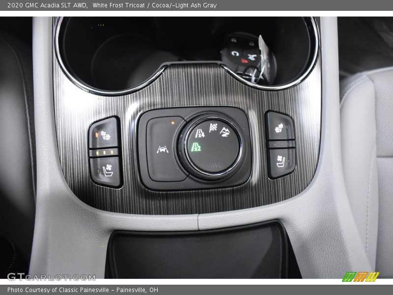 White Frost Tricoat / Cocoa/­Light Ash Gray 2020 GMC Acadia SLT AWD