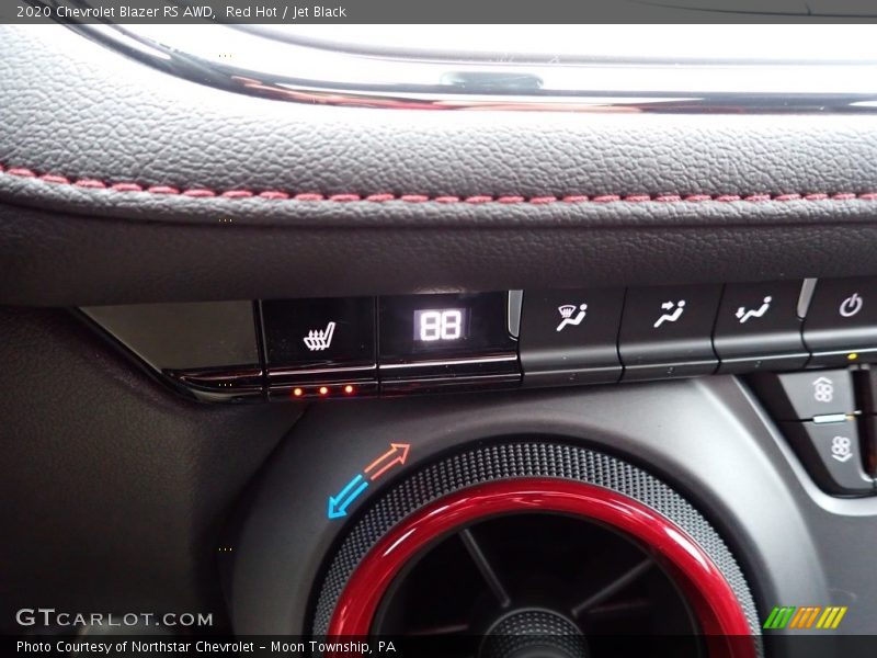 Red Hot / Jet Black 2020 Chevrolet Blazer RS AWD