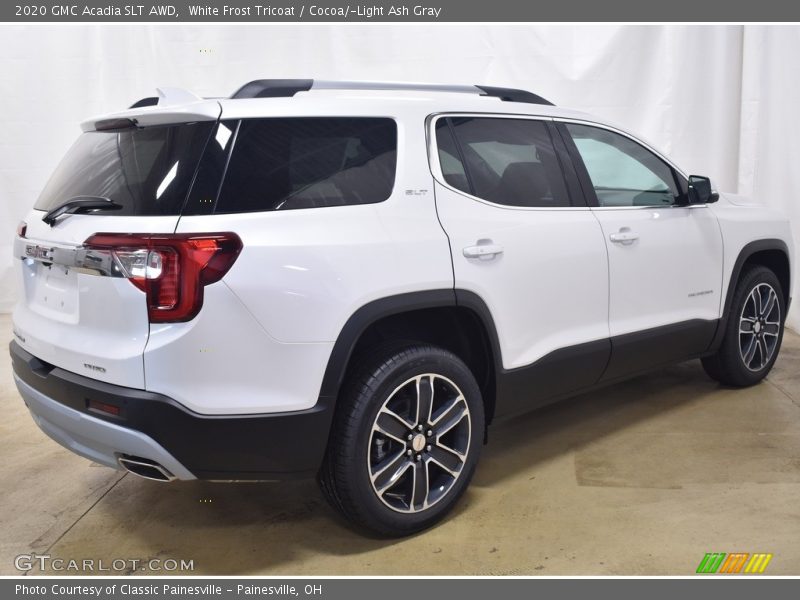 White Frost Tricoat / Cocoa/­Light Ash Gray 2020 GMC Acadia SLT AWD