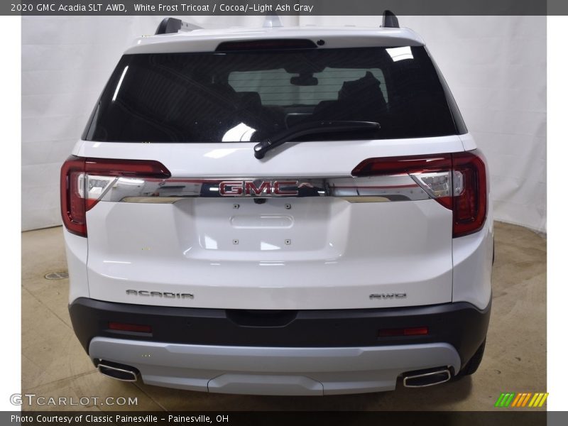 White Frost Tricoat / Cocoa/­Light Ash Gray 2020 GMC Acadia SLT AWD