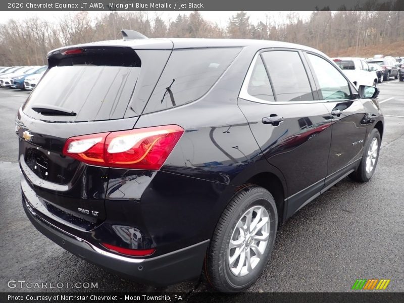 Midnight Blue Metallic / Jet Black 2020 Chevrolet Equinox LT AWD