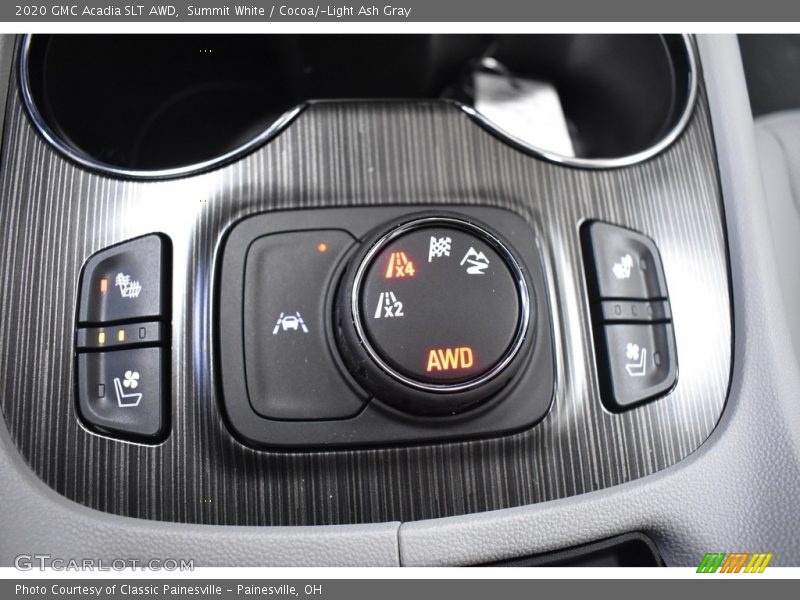 Controls of 2020 Acadia SLT AWD