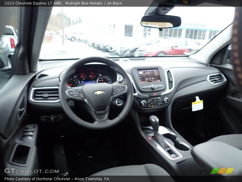 Midnight Blue Metallic / Jet Black 2020 Chevrolet Equinox LT AWD