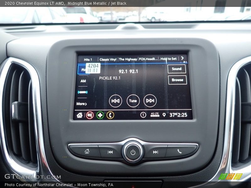 Midnight Blue Metallic / Jet Black 2020 Chevrolet Equinox LT AWD