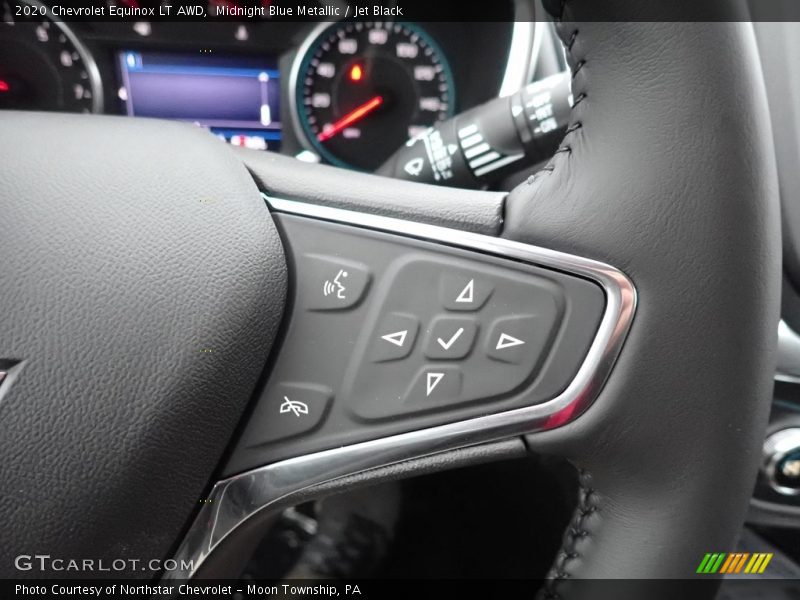 Midnight Blue Metallic / Jet Black 2020 Chevrolet Equinox LT AWD