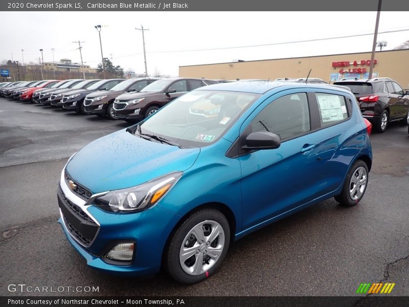 Caribbean Blue Metallic / Jet Black 2020 Chevrolet Spark LS